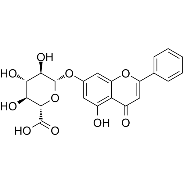 Chrysin-7-O-glucuronideͼƬ