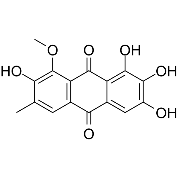 1,2,3,7-Tetrahydroxy-8-methoxy-6-methyl-9,10-anthraquinoneͼƬ