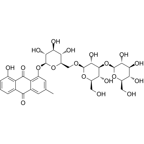 Chrysophanol triglucosideͼƬ