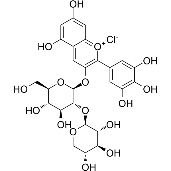 Delphinidin-3-sambubioside chlorideͼƬ