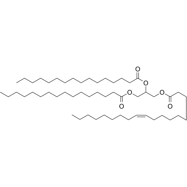 1,2-Dipalmitoyl-3-oleoylglycerol图片