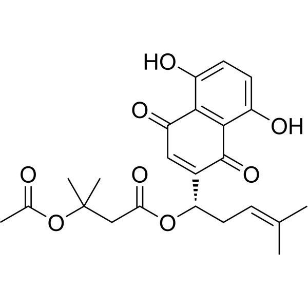 Beta-Acetoxyisovalerylshikonin图片