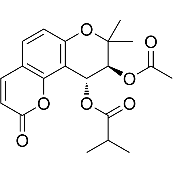 (+)-trans-3'-Acetyl-4'-isobutyrylkhellactoneͼƬ