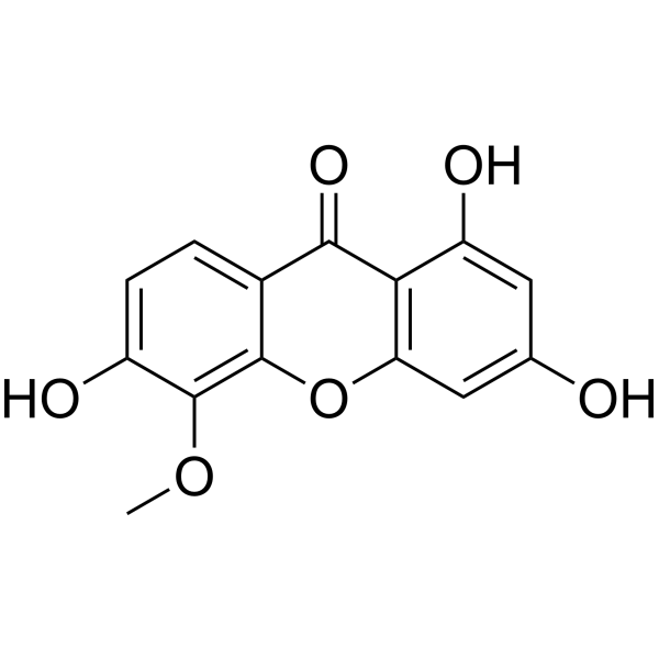 1,3,6-Trihydroxy-5-methoxyxanthoneͼƬ