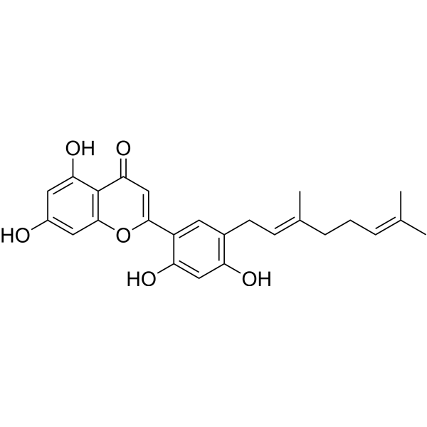 5'-Geranyl-5,7,2',4'-tetrahydroxyflavoneͼƬ