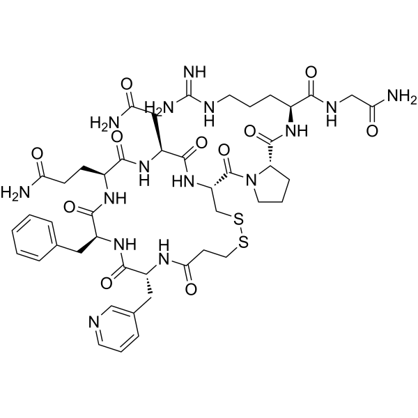 Desamino(D-3-(3-pyridyl)-Ala2,Arg8)-VasopressinͼƬ