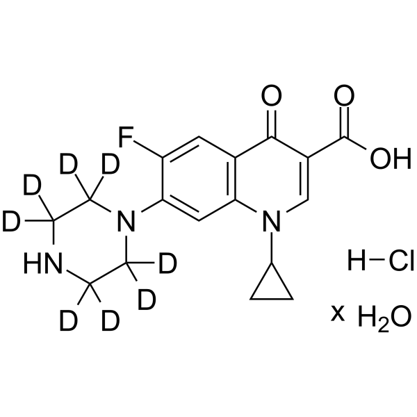 Ciprofloxacin-d8 hydrochloride hydrateͼƬ