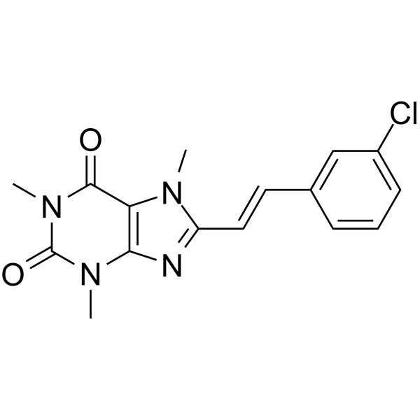 (E)-8-(3-Chlorostyryl)caffeine图片