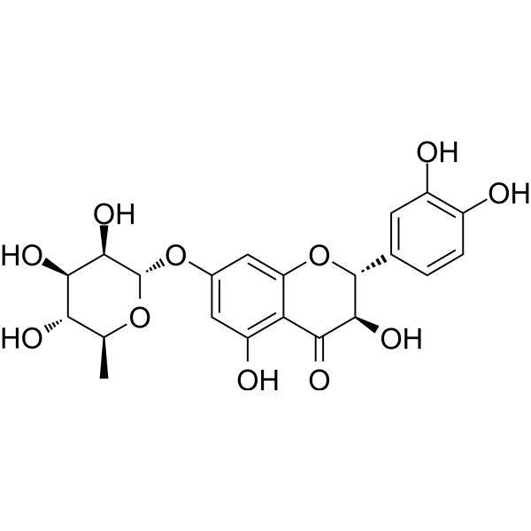 Taxifolin 7-O-rhamnoside图片