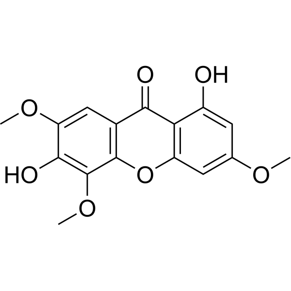 3,8-Dihydroxy-2,4,6-trimethoxyxanthoneͼƬ