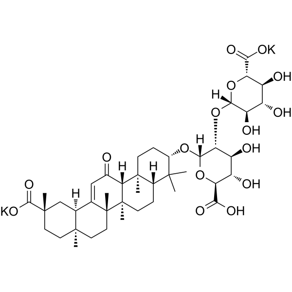 Dipotassium glycyrrhizinate图片