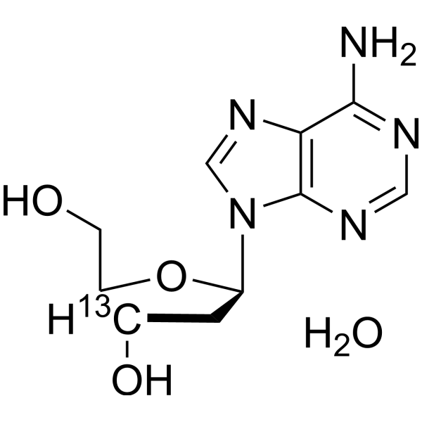 2'-Deoxyadenosine monohydrate-3-13CͼƬ