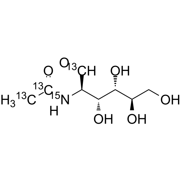 N-Acetyl-D-glucosamine-13C3,15NͼƬ