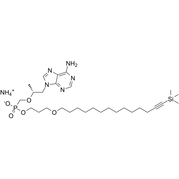 Tenofovir-C3-O-C12-trimethylsilylacetylene ammoniumͼƬ