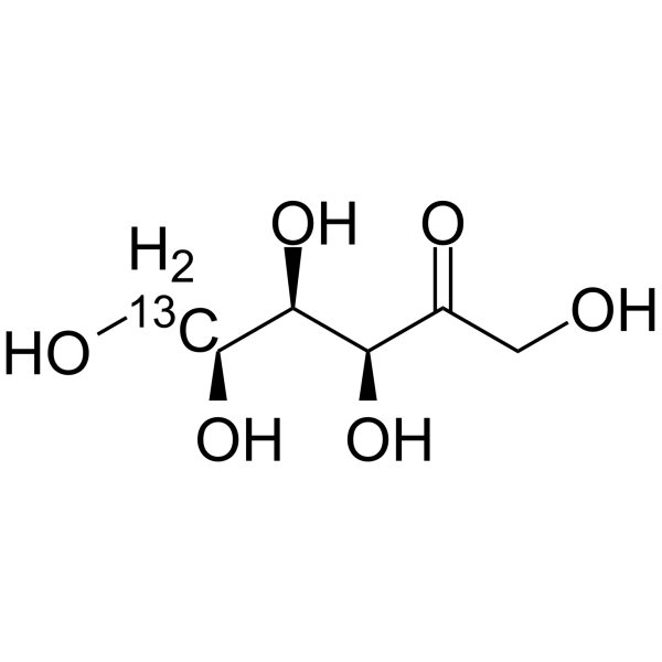 (3S,4R,5S)-1,3,4,5,6-Pentahydroxyhexan-2-one-13C-2ͼƬ