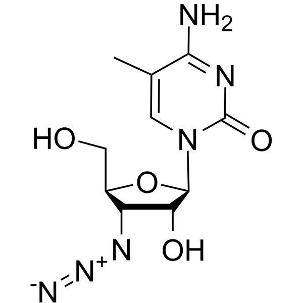 3'-Azido-3'-deoxy-5-methylcytidineͼƬ