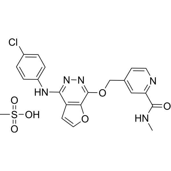 Telatinib mesylate图片