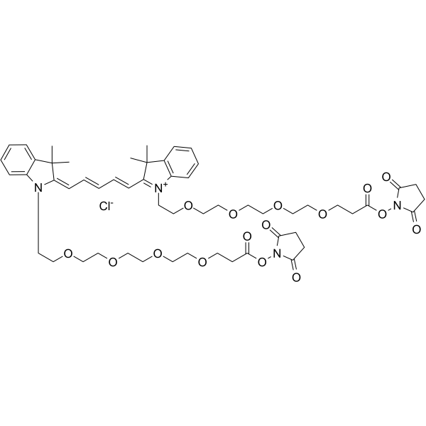 Bis-(N,N'-PEG4-NHS ester)-Cy5ͼƬ