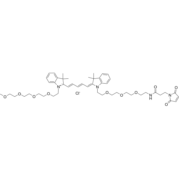 N-(m-PEG4)-N'-(PEG3-Mal)-Cy5ͼƬ