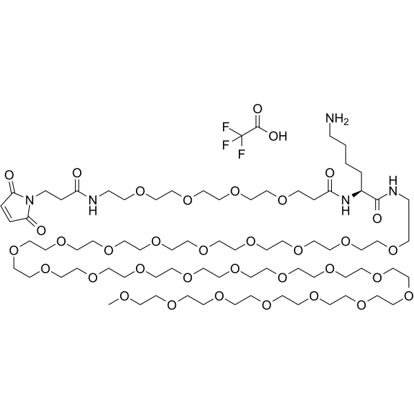 Mal-PEG4-Lys(TFA)-NH-m-PEG24ͼƬ