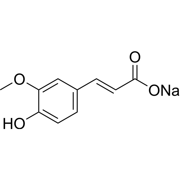 Ferulic acid sodium图片