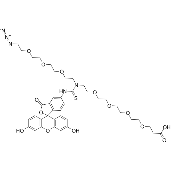 N-(Azido-PEG3)-N-Fluorescein-PEG4-acidͼƬ