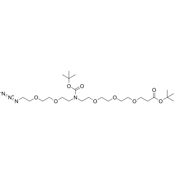 N-(Azido-PEG2)-N-Boc-PEG3-Boc图片