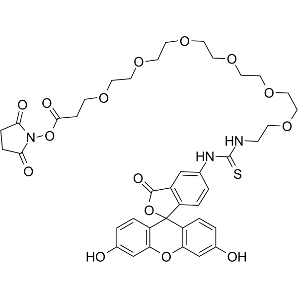 Fluorescein-PEG6-NHS ester图片