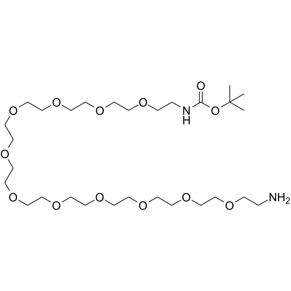 Boc-NH-PEG11-NH2图片