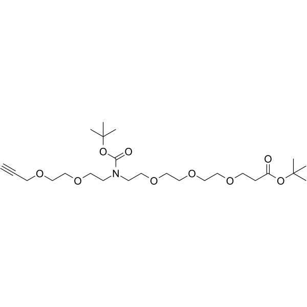 N-(Propargyl-PEG2)-N-Boc-PEG3-t-butyl esterͼƬ