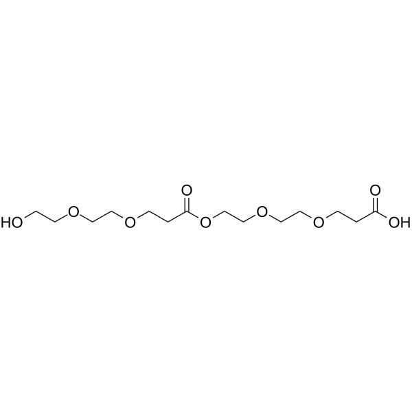 Hydroxy-PEG2-CH2CH2COO-PEG2-propionic acid图片