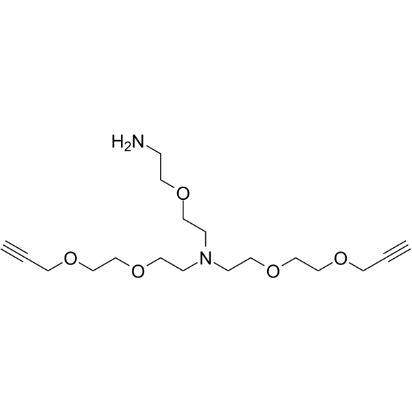 N-(Amino-PEG1)-N-bis(PEG2-propargyl)图片