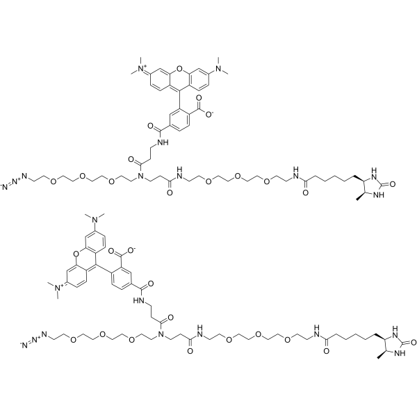 (5,6)TAMRA-PEG3-Azide-PEG3-DesthiobiotinͼƬ