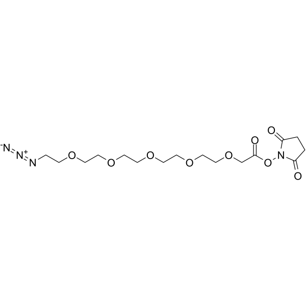 Azido-PEG5-CH2CO2-NHS图片