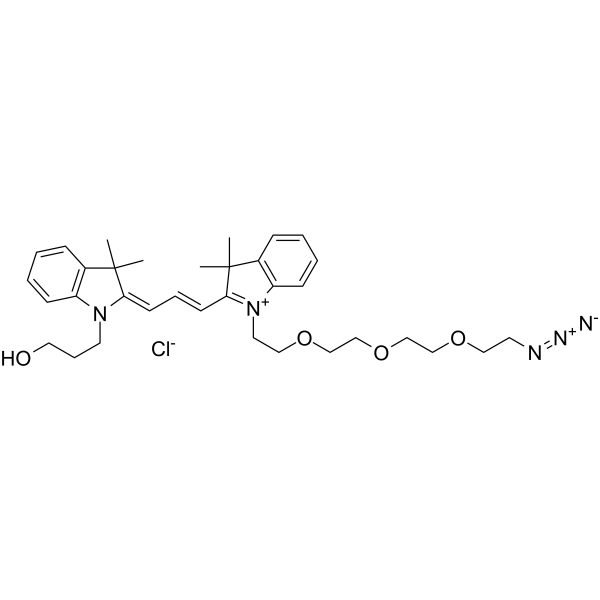 N-Hydroxypropyl-N'-(azide-PEG3)-Cy3ͼƬ