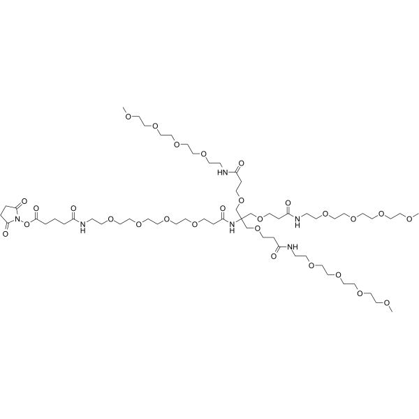 NHS-PEG4-(m-PEG4)3-ester图片