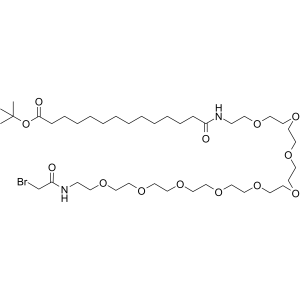 Bromoacetamido-PEG9-ethylcarbamoyl-C12-BocͼƬ