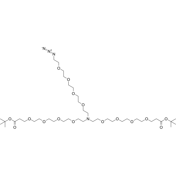 N-(Azido-PEG4)-N-bis(PEG4-t-butyl ester)ͼƬ