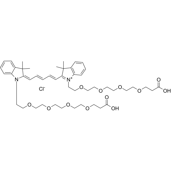 Bis-(N,N'-carboxyl-PEG4)-Cy5ͼƬ