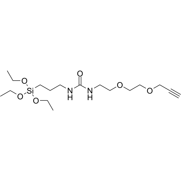 Propargyl-PEG2-urea-C3-triethoxysilaneͼƬ