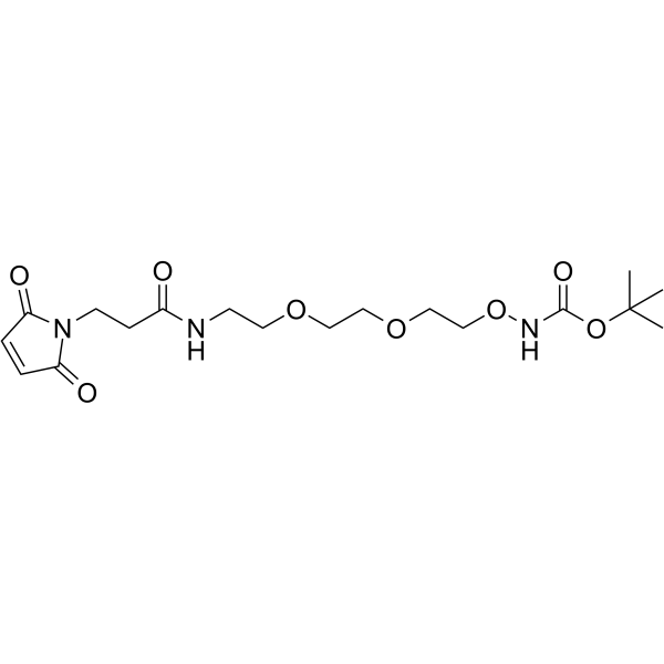 Mal-amide-PEG2-oxyamine-BocͼƬ