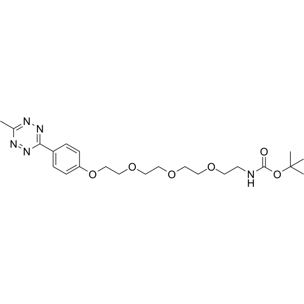 Methyltetrazine-PEG4-NH-BocͼƬ