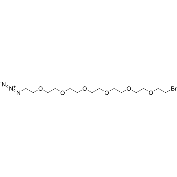 Bromo-PEG6-azide图片