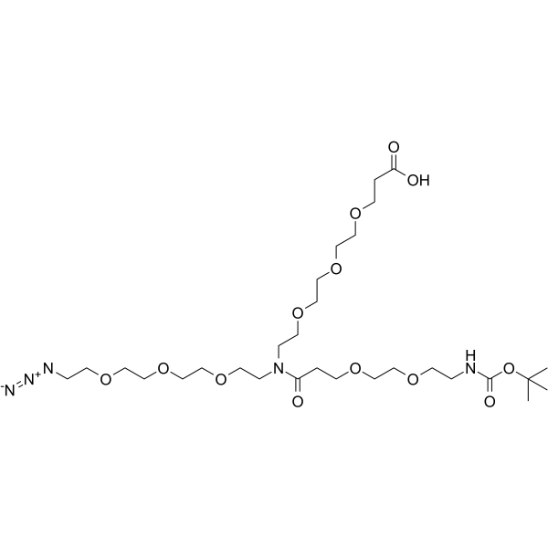 N-(Azido-PEG3)-N-(PEG2-NH-Boc)-PEG3-acidͼƬ