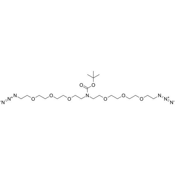 N-Boc-N-bis(PEG3-azide)ͼƬ