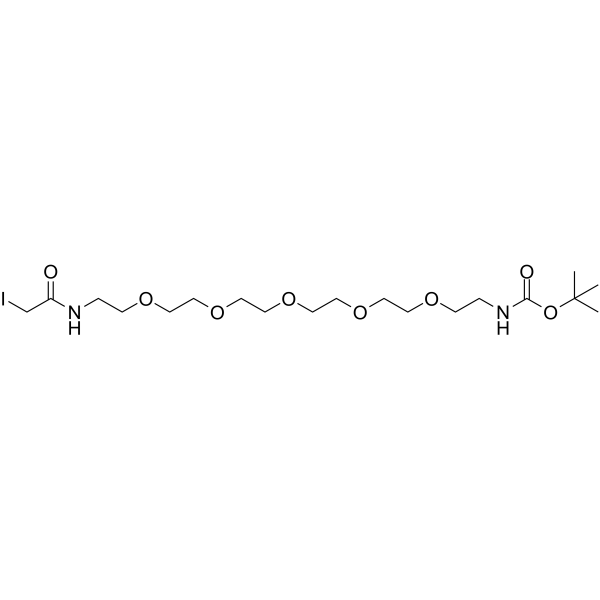 Iodoacetamide-PEG5-NH-BocͼƬ