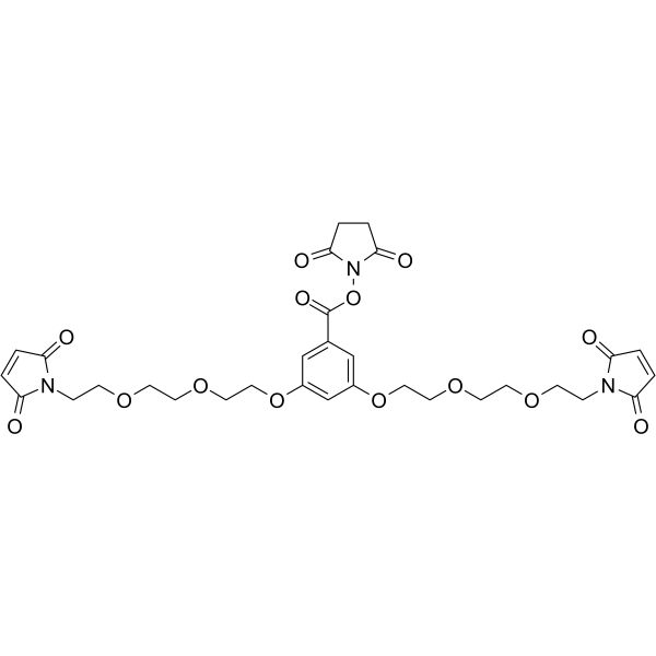 Bis-(Mal-PEG3)-PH-N-succinimidyl acetateͼƬ