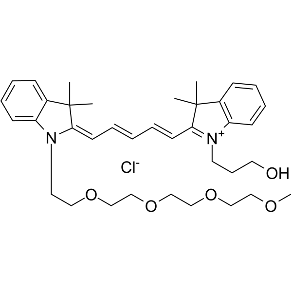 N-(m-PEG4)-N'-hydroxypropyl-Cy5ͼƬ