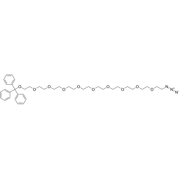 Trityl-PEG10-azide图片