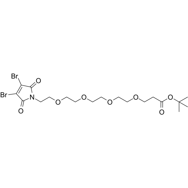 3,4-Dibromo-Mal-PEG4-BocͼƬ